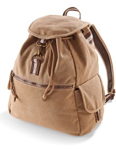 Q-QD612-Vintage Canvas Backpack 2